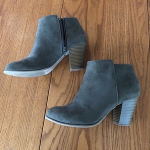 Old Navy Faux-Suede Block Heel Booties